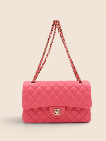 Chanel Double Flap Bag Medium Caviar GHW
